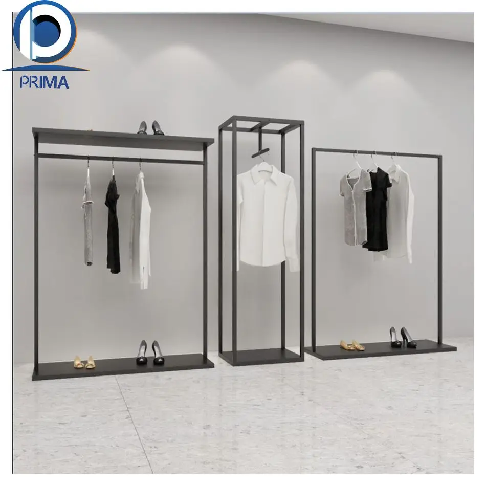 Prima Industrial Clothing Store Display Hangers  Display Showcase For Clothing Store  Mens Modern Display Units