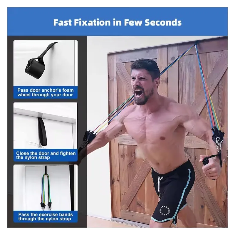 Leajoy Resistance Band A Single Stretch Exercise band resistance Training Expander Fitness Door Anchor