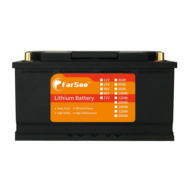 Storage battery 12V 100Ah Deep Cycle Gel Battery Solar Inverter Lipo Battery for Golf Cart