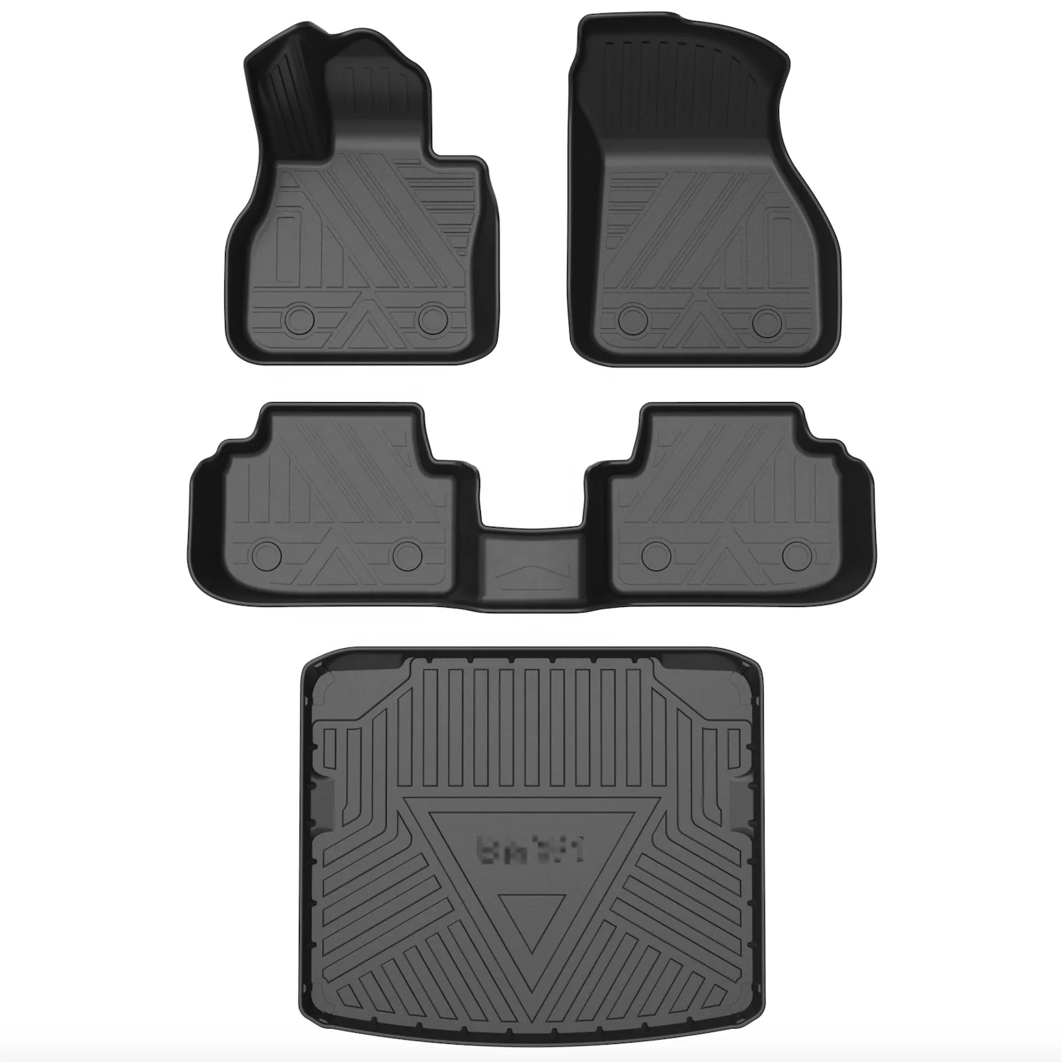 Heavy duty rubber 3D TPE waterproof car floor liners foot floor mats for BMW 1 series