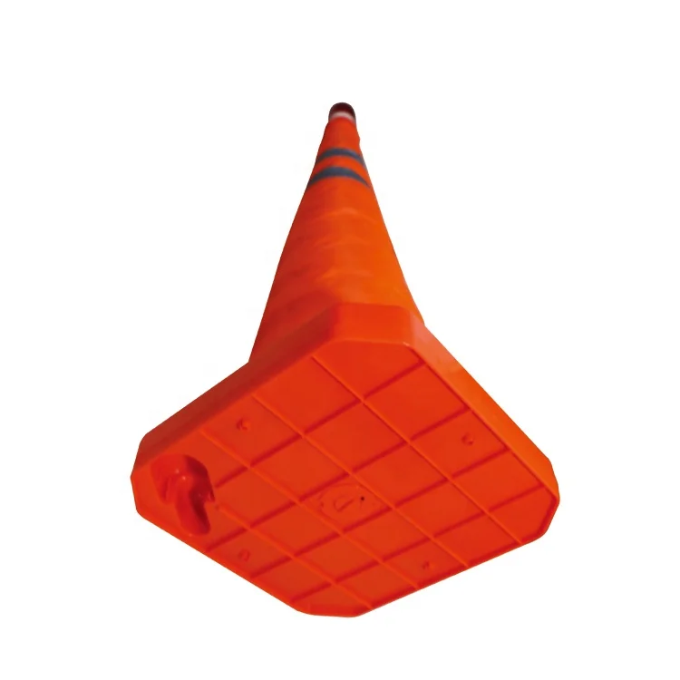 Collapsible Portable Cone Road Sign Round Reflective