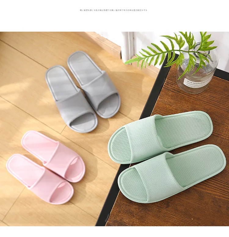 Unisex Folding Slippers Slides Travel Spa Slippers Guest Indoor Room Business Men Women Trip Party Slippers with Bag