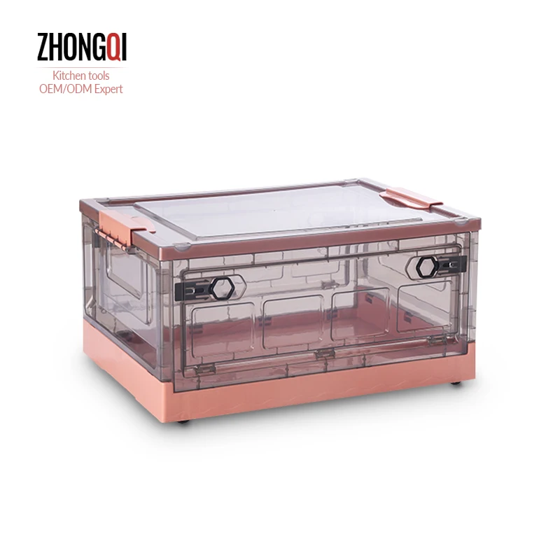 Прочная усиленная ручка Nestable, складная пластиковая корзина для хранения одежды и закусок, Органайзер