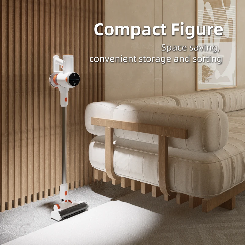 Newly upgraded touch control screen 21000pa 250W Handheld cordless vacuum cleaner wireless stick vacuum