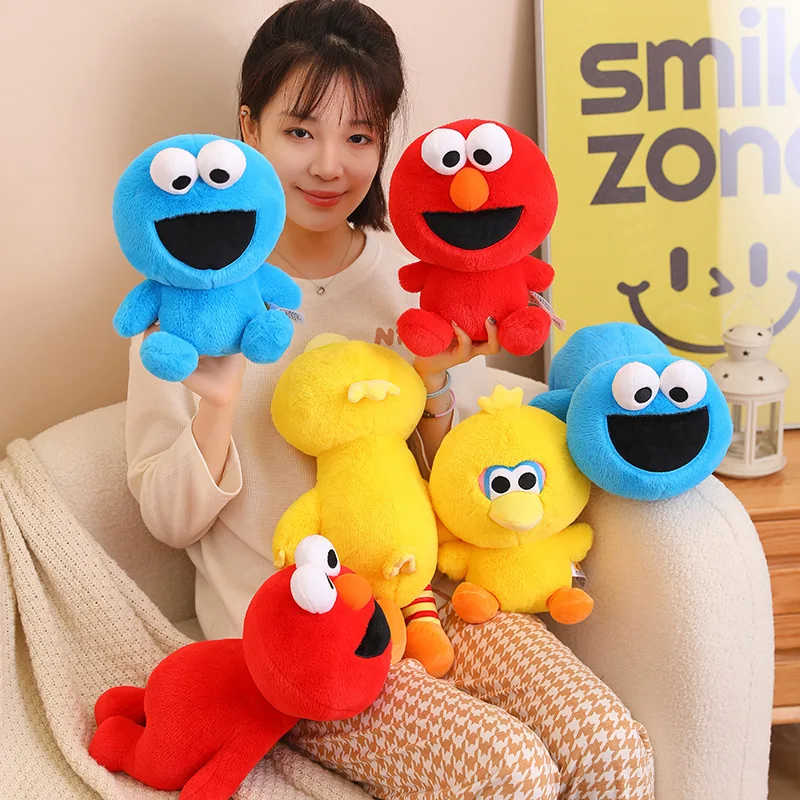 Sesame Street Plush Toys Stuffed Cookie Monster Big bird Figures plush toys For Birthday Gift
