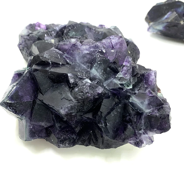 Wholesale Natural Raw Neimeng Fluorite Stone High Quality Rare Dark Purple Neimeng Fluorite Mineral Specimen For Decoration
