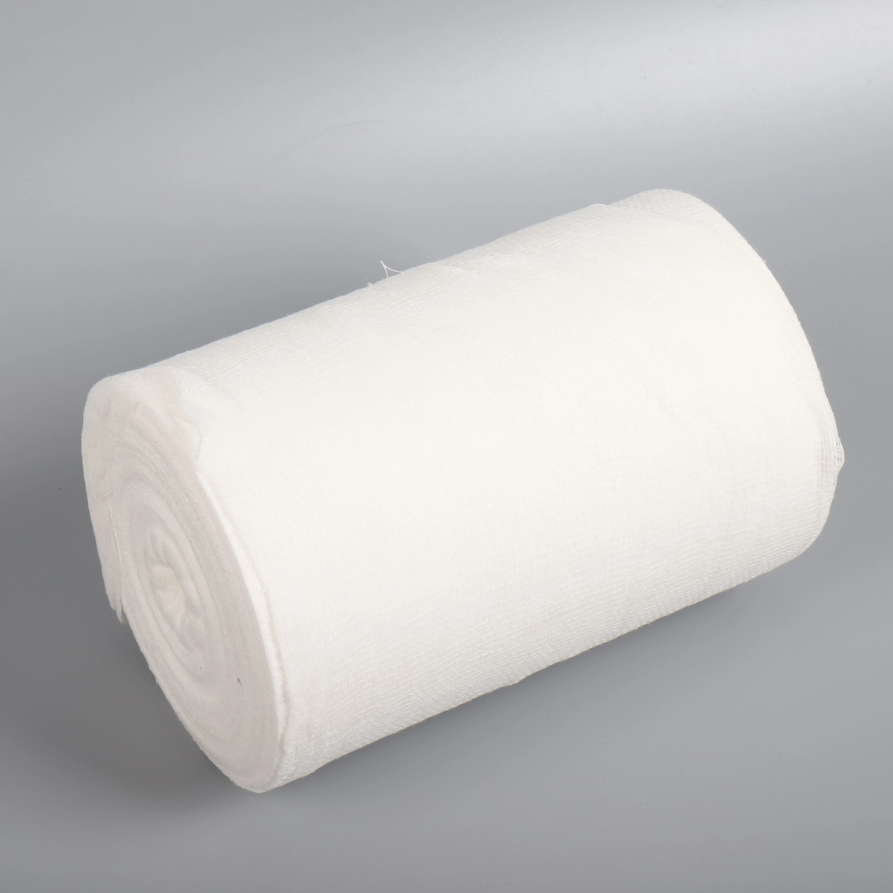 40S 90CM x 91M Medical 100% natural cotton zigzag absorbent folded gauze roll