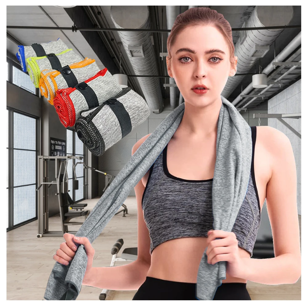 HOT selling absorb sweat Quick Dry Light weight in bottle  Custom Microfiber Cationic Quick Dry  Sport Towel for jogging