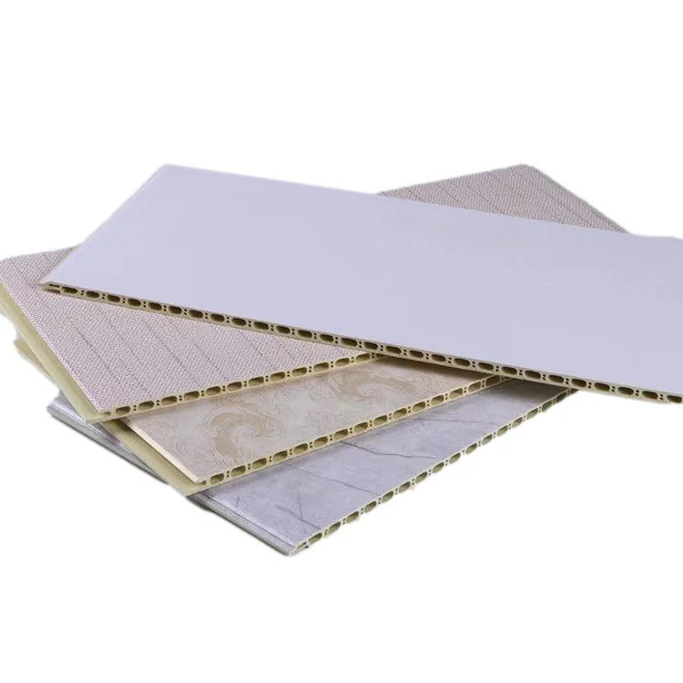 BAIJIN Interior Decor Integrated Lamina Artificial de marmol Other Board Tongue and Groove PVC Ceiling Panel