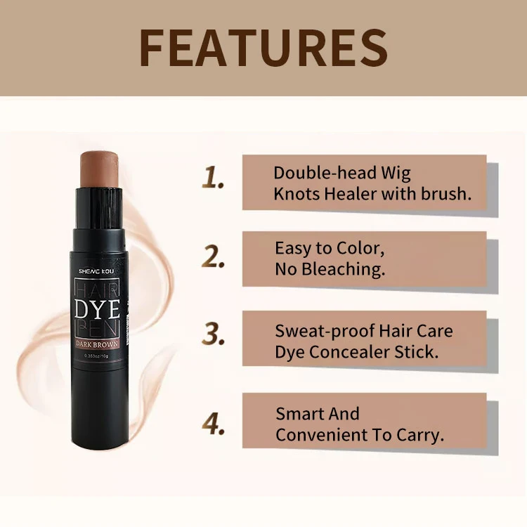 Новое поступление 10 г ручка для волос «сделай сам» кружевной оттенок красящий консилер окрашивания