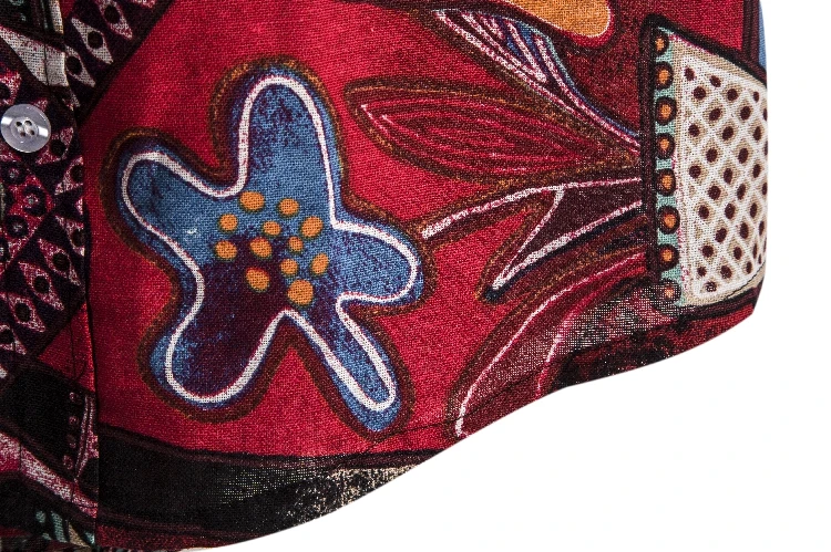 
Wholesale In Stock Fashionable Printed Mens Summer Short Sleeve Man Hawaii Casual Shirt 