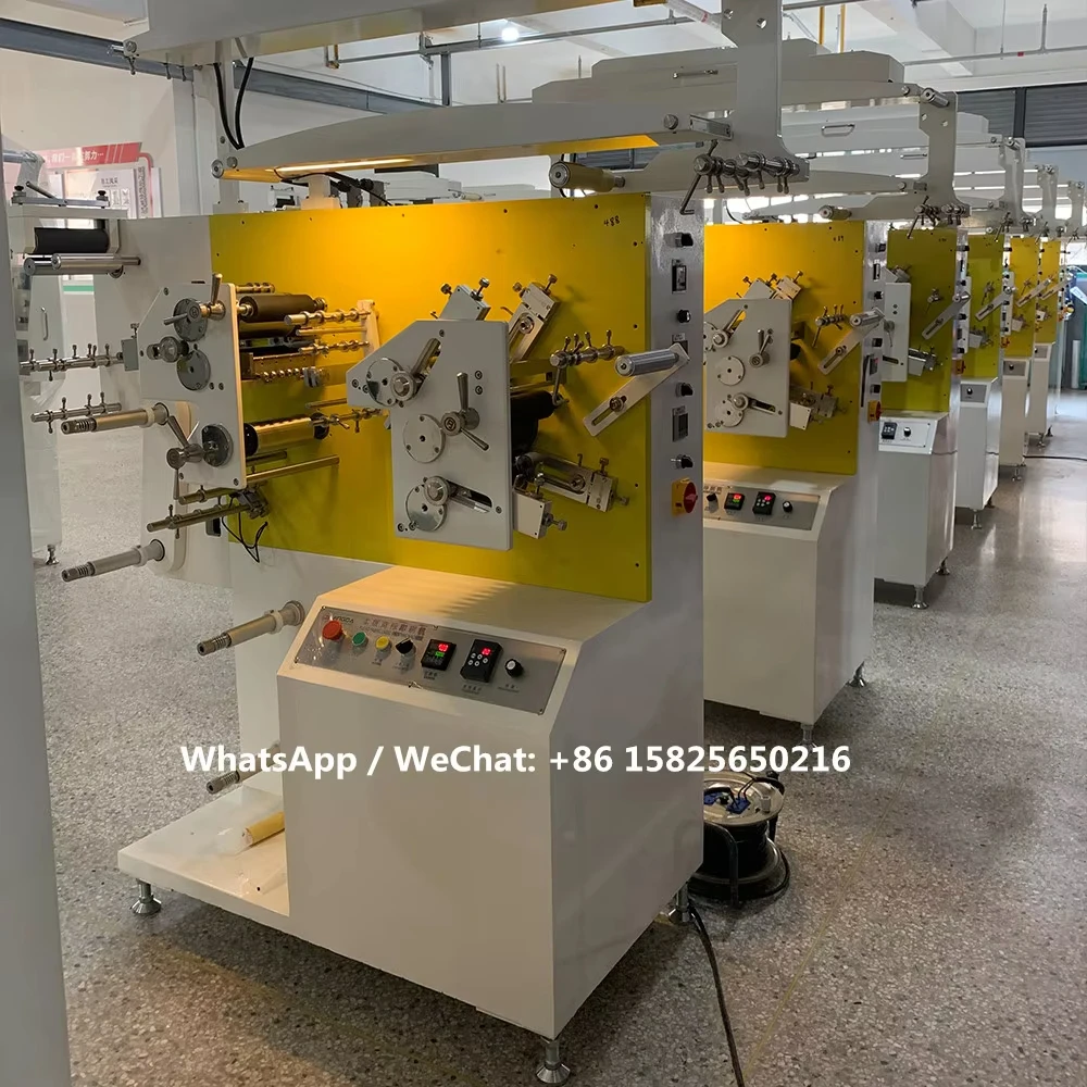 JR-1531 Customized 1-4 Colors Roll to Roll Flexo Printing Machine Clothing Care Label Letterpress Flexographic Printer Machinery