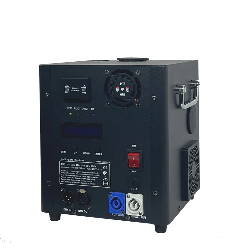 Hot-selling product 600W cold fire fireworks machine best-selling stage wedding background special effects in many countries
