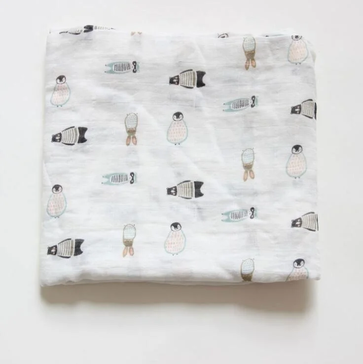 
2021 New Designs kids baby muslin blanket swaddle soft wholesale one piece Dropshipping 