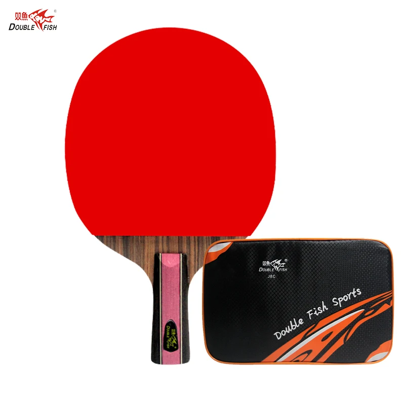 Original Double Fish Wholesale ITTF Approve ping pong rackets, Loop Drive Fast attack Table Tennis Racket