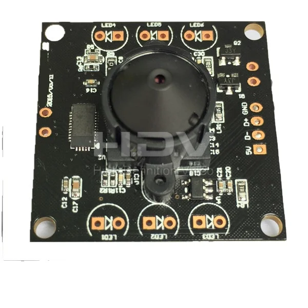 HDVscope 2.0 Megapixel YUY2 UVC Pin Hole Board Lens HD 1080P USB Camera Module super cone Lens Automatic Teller Machine ATM