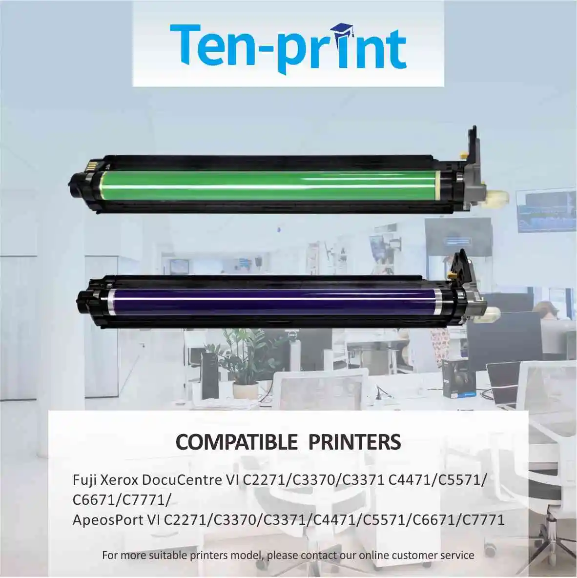 Эксклюзивный барабан с десятью печатью для Fuji Xerox DocuCentre VI C2271/C3370/C3371/C4471/C5571/C6671