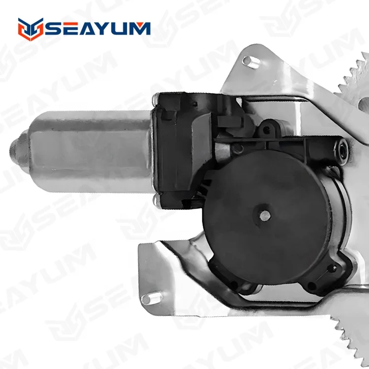 SEAYUM Window Regulator with Motor 2 PIN For Nissan Kubistar 03-09 7700303543 8070100QAN 7700303553 8070000QAN