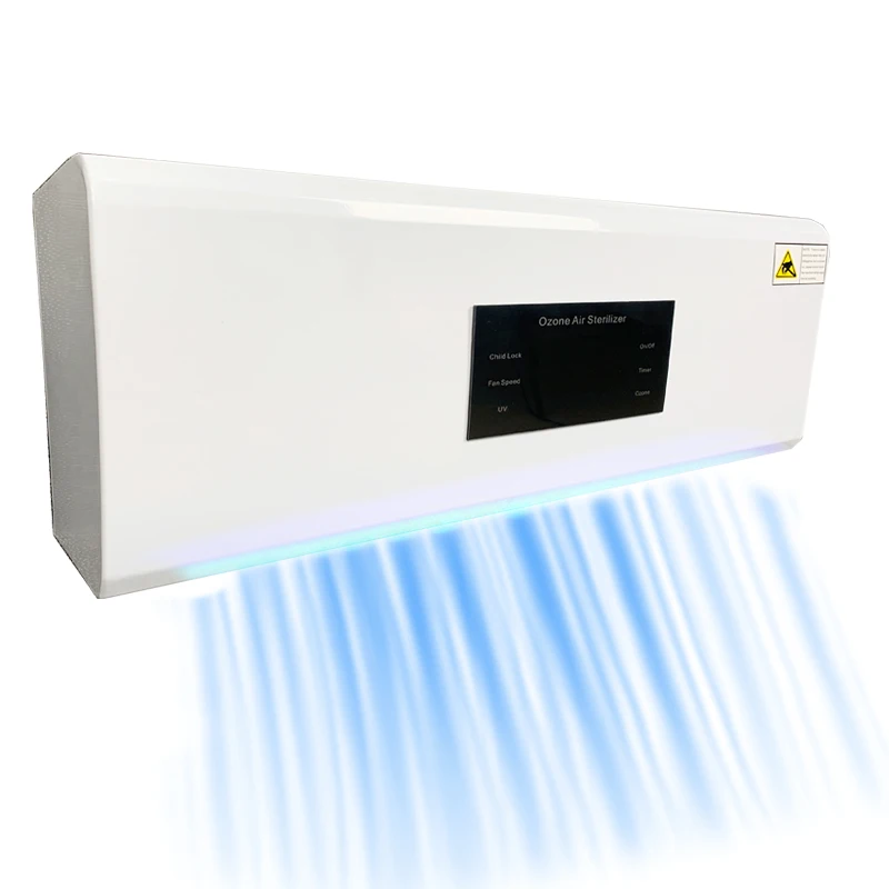 
Wall Mount UVC Ultraviolet Sterilizer Medical Ozone Generator Negative Ion Air Purifier UV Odor Eliminator Machine 