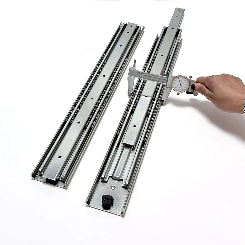 hot selling 20mm thick Channel Drawer Slide Heavy Duty Slide Rails Cold Rolled Steel push to open
