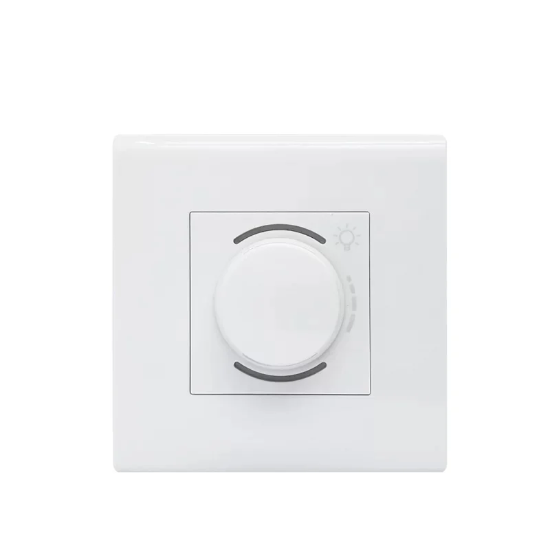 Best Price 700W LED Dimmer Switch White dimmer switch for led lights China CE rotary wall switches