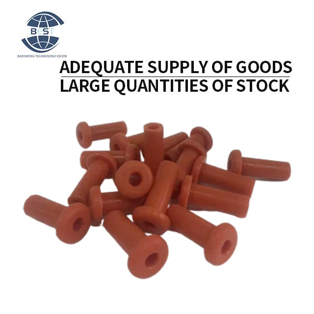 Factory hot sale 10.7mm can be customized caliber high elasticity anti-corrosion wear hollow silicone flange sheath