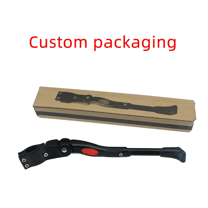 Bike Accessories Kickstand Bicycle Support Adjustable Length Fits Most - Black And White Hexagon Wrenches Esay To Mount Custom