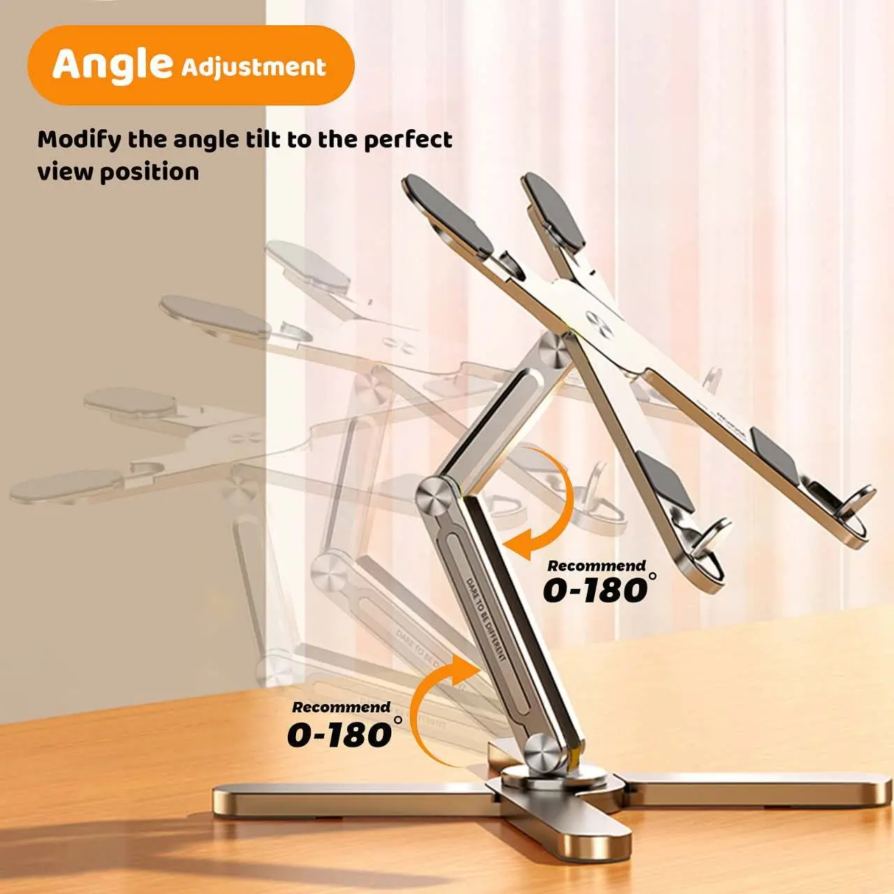 Ergonomic Laptop Stand Desk Tablet PC Holder Aluminium Adjustable Height Desk Laptop Stands Portable Laptop Desk