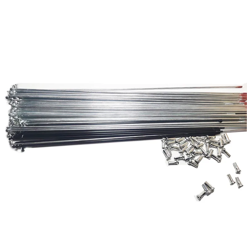 C35 45 UCP galvanized spoke 14G*297mm K Brand Motorcycle Bike Bicycle Spare Parts Wheel Rim Spokes with Nipple