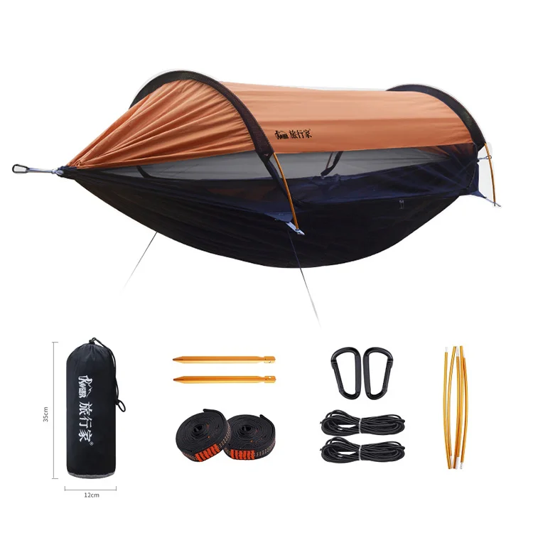 Портативный ультралегкий семейный тепи-гамак, складной уличный туристический кемпинг, подвесная палатка из москитного дерева с гамаком