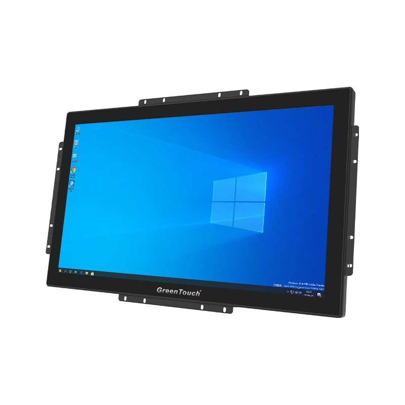 Metal Case Full HD 1920x1080 VESA Mountable Touch Screen Monitor 15.6inch Touch Monitor for Industrial Kiosk/ATM Machine/Medical