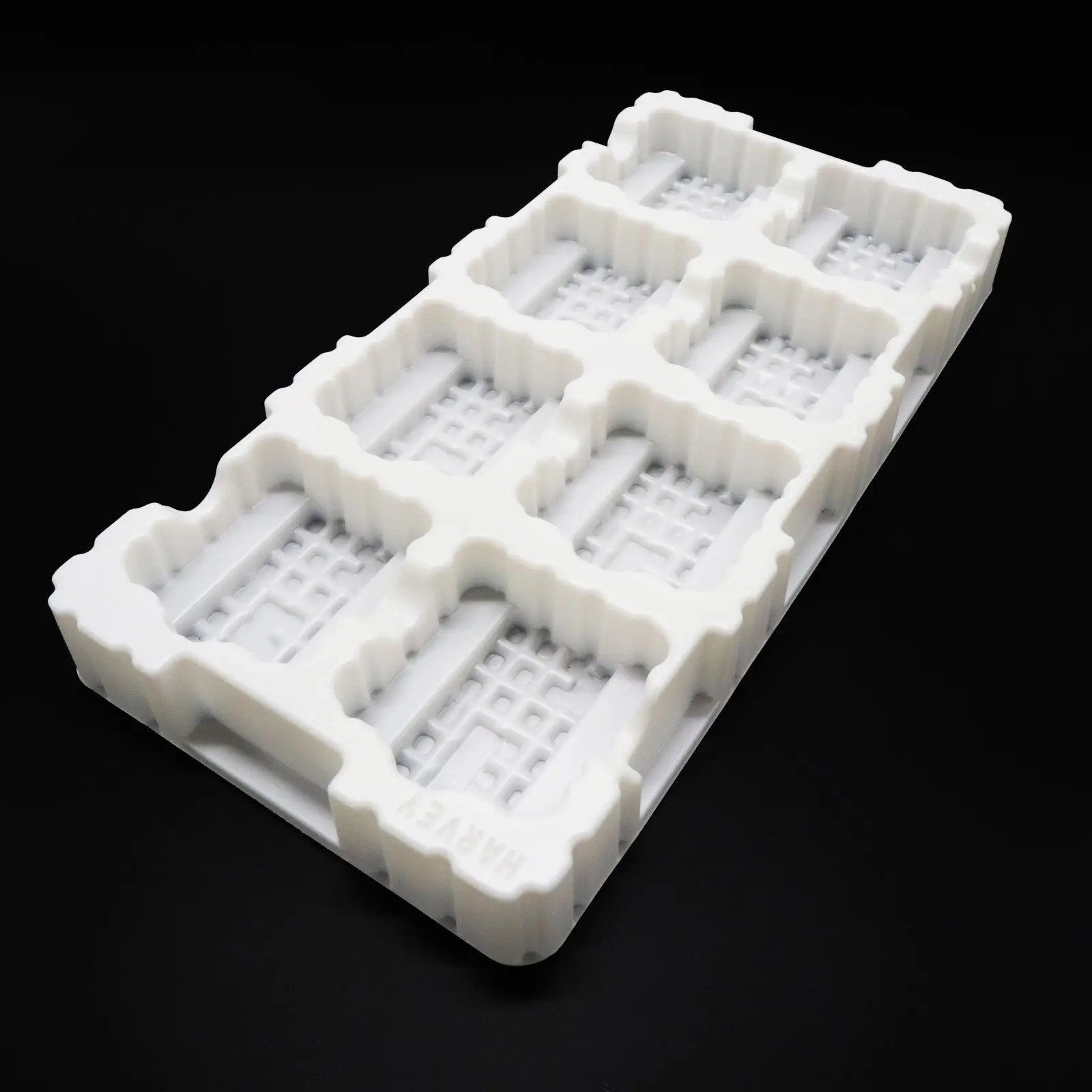 Customized ps white esd blister tray electronics pcb tray box packaging