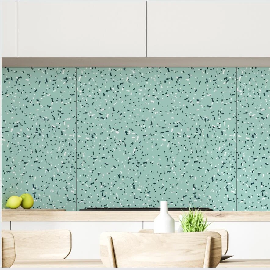 Водостойкая кухонная мозаичная наклейка виниловая самоклеящаяся Водонепроницаемая маслостойкая плитка для ванной комнаты настенная