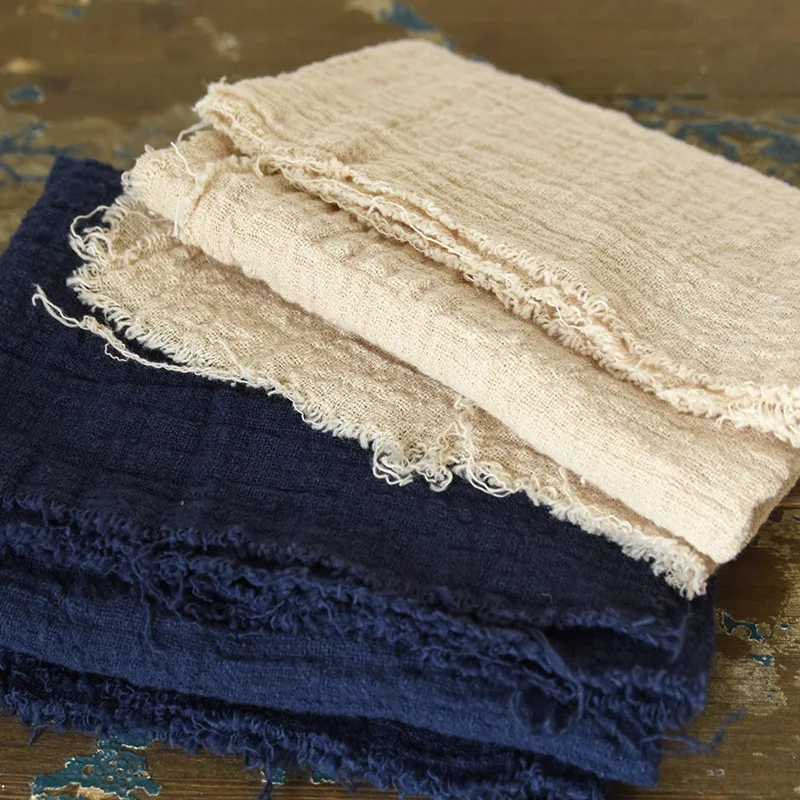 Chic Wedding napkins decoration event table napkin stone washed dusty blue napkins