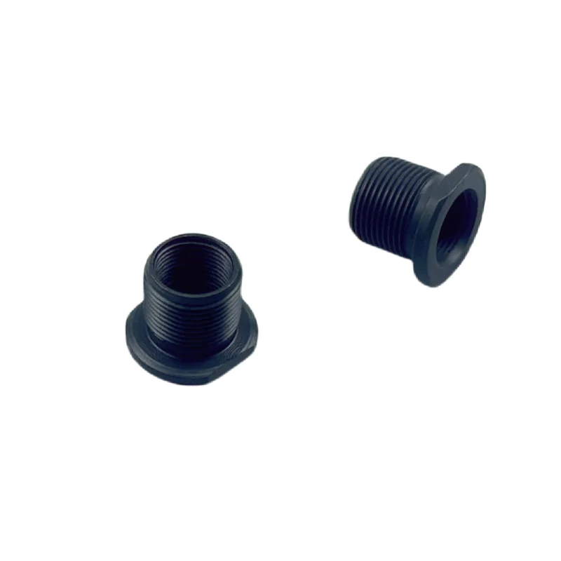 Hot selling Premium 1/2 x 28 ID to 5/8 x 24 OD Automotive Threaded fuel Filter Adapter Black Steel Thread