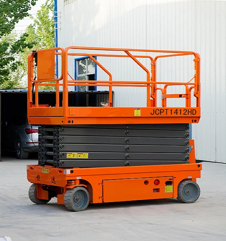 Tavol Brand 6M Machinery Construction Self Propelled Scissor Lift Platform with Factory price
