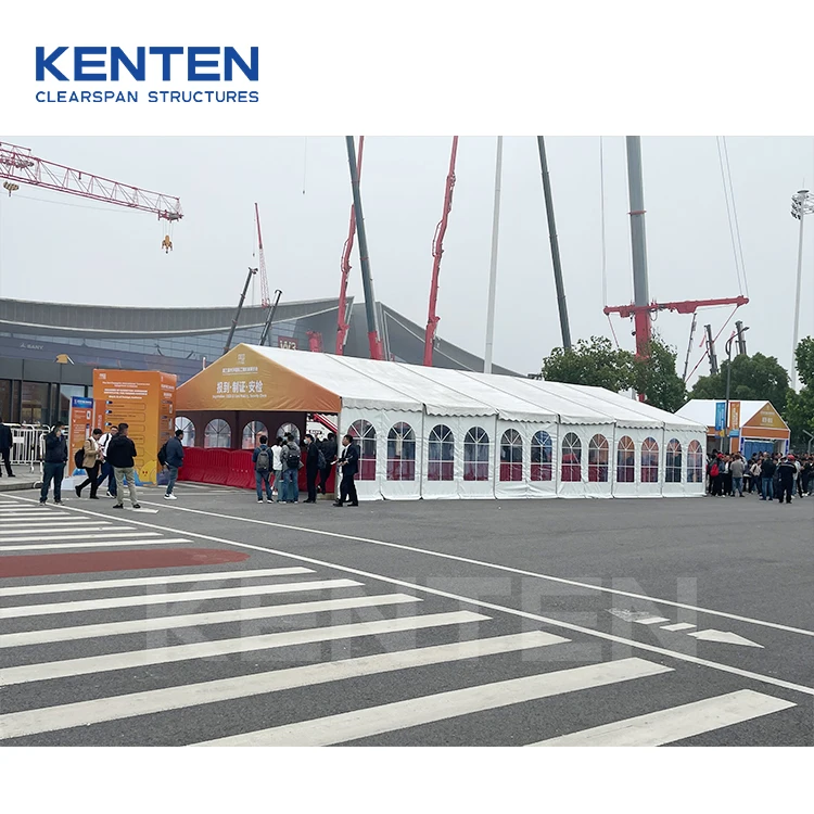 KENTEN large aluminum frame structure marche couvert event tent commercial outdoor event exhibition marquee tent for 3000 people