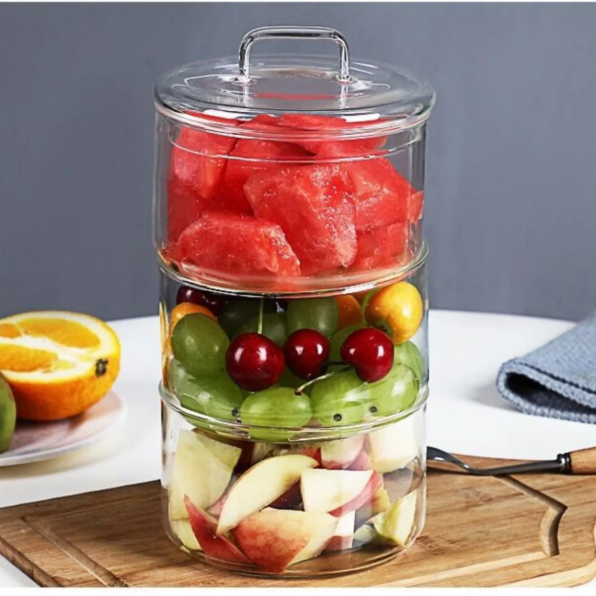 high borosilicate100ml 1  5  gallon 4 oz clear 1oz pudding food embossed 500ml storage glass jar with lid