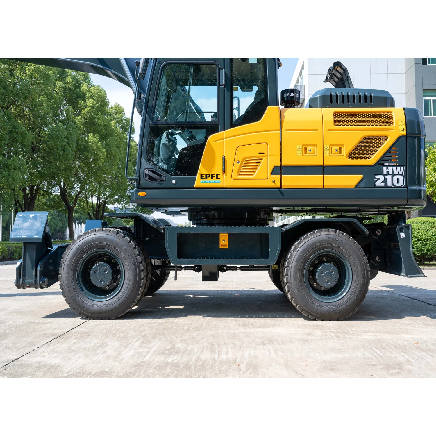 2024 NEW WHEEL EXCAVATOR 22 Ton 150 kW Excavator HW210 on SALE