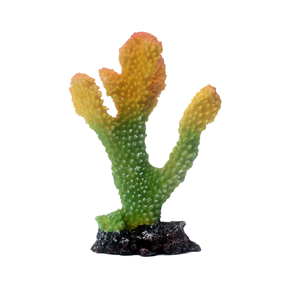 Mediterranean simulation resin coral jewelry desk and home accessories fish tank coral simulation underwater plant crafts coral