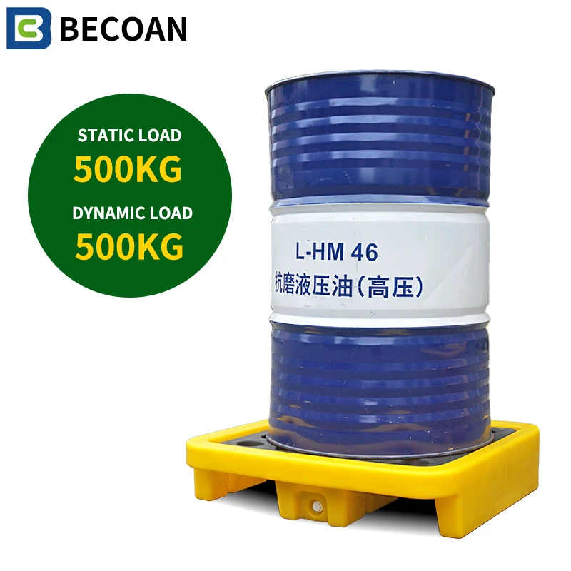 Factory Price Nestable Packing Anti-leakage Lab Tray Spill Control Oil Containment Spill Plastic Pallet*