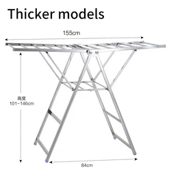 Cheap Price Outdoor Cloth Racks Metal Clothing Hangers Foldable Stainless Steel Clothes Drying Racks