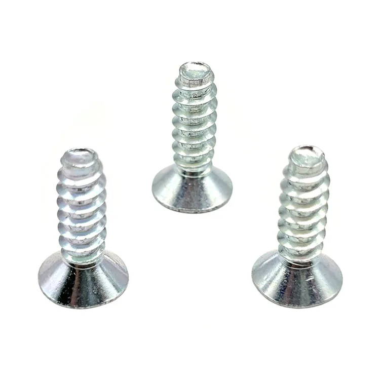 304 Stainless Steel Cross Groove Countersunk Head Flat Tail Thread Formed Self Tapping Screw