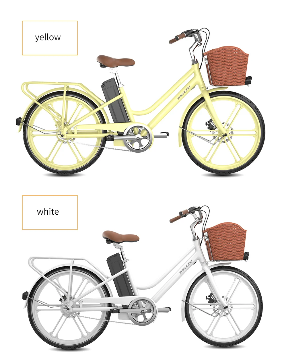 36V Cheap Electric Bike / 250W City Ebike / City Women Adult Step Through Electric Bicycle For Sale