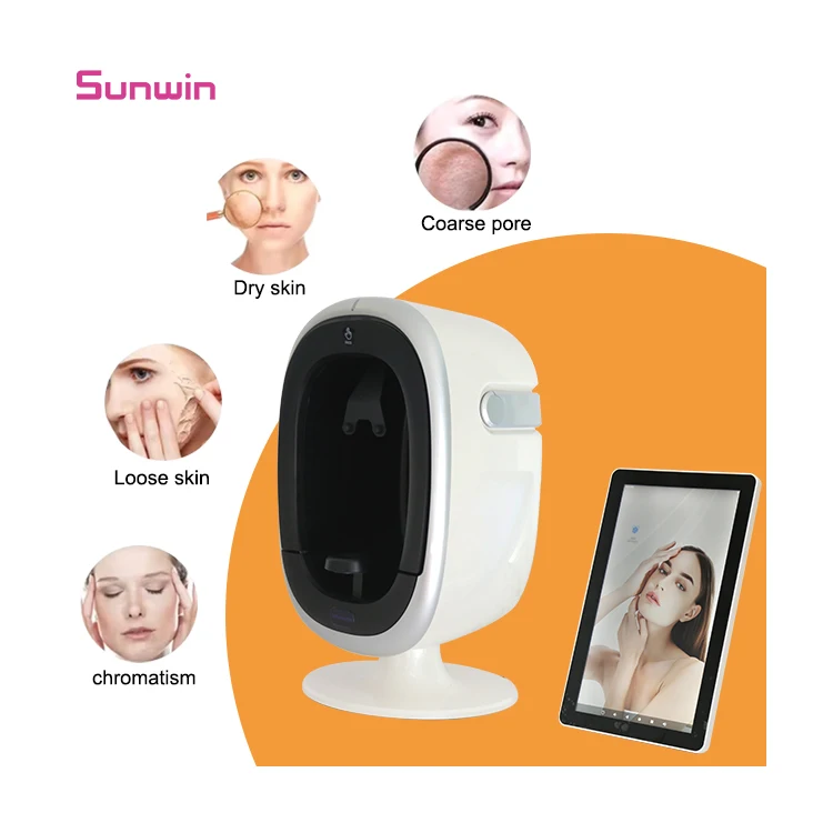 New Arrivals 3d Ai Facial Skin Analyzer 180-Degree All-Around Shooting Multispectral Image Analysis For Salon Clinic Use