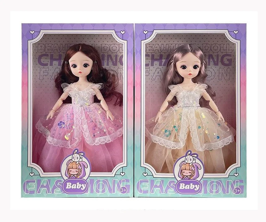 New selling 12 inch model beautiful Kids dolls vinyl set fashion rubber doll Fashion girl doll toys for girl