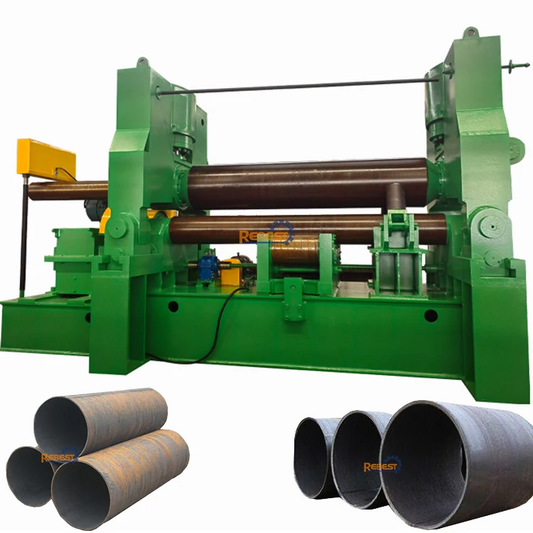 40x2500 W11S Hydraulic Universal Plate Rolling Machine 3 Three Roller Sheet Bending Machine