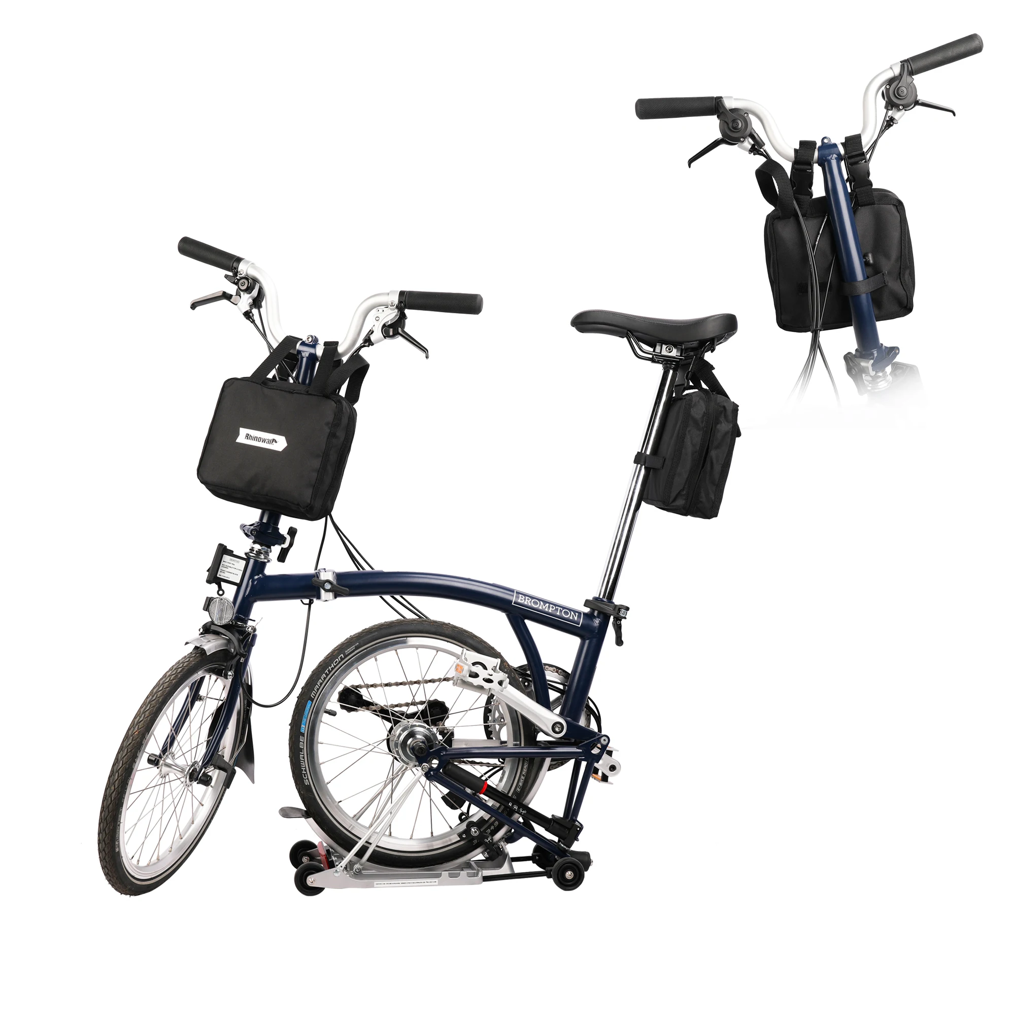 Rhinowalk 20 Inch Folding Bike carrying bag Balanced Bike Carrier storage bag for bicycle