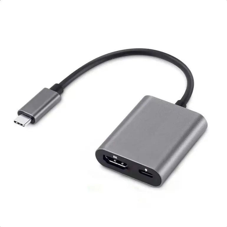 Пользовательский логотип 2-в-1 концентратор Type-C многопортовый адаптер HDTV сплиттер с многопортовым концентратором В наличии!