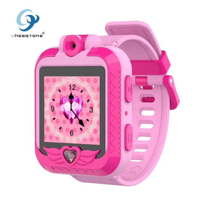 2023 Newest Electronic Kids Smart Watch with Flip Camera Child Watch Voice Video Record Pedometer for Kids Christmas Gift